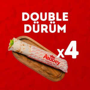 Kombo x4 Double Dürüm (130 qr.)