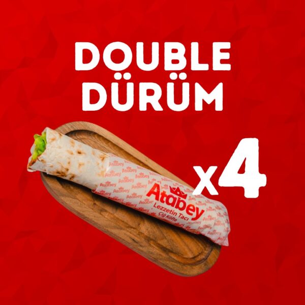 Kombo x4 Double Dürüm (130 qr.)