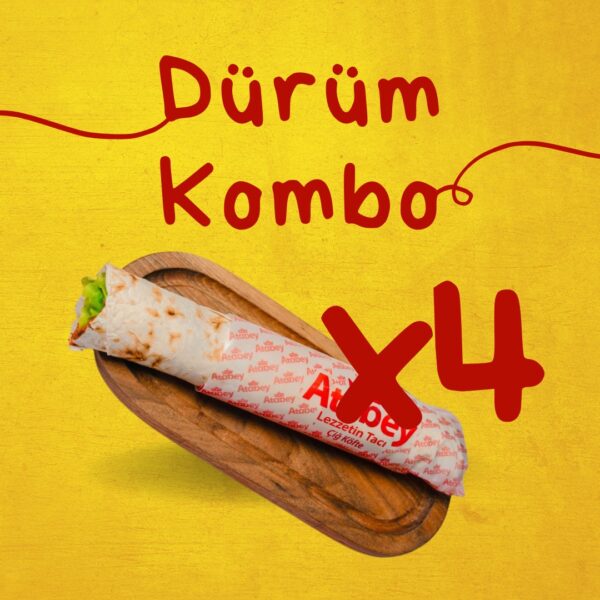 Kombo x4 Dürüm (90 qr.)