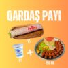 Qardaş Payı (200 qr. + Double Dürüm + 2 ayran)