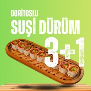 Hədiyyəli Doritoslu Suşi Dürüm 3+1 (8 roll)