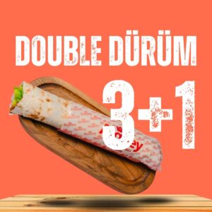 Hədiyyəli Double Dürüm 3+1 (130 qr.)