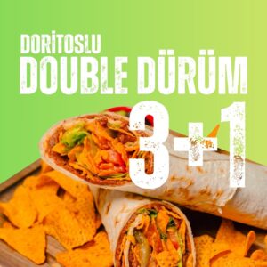 Hədiyyəli Doritoslu Double Dürüm 3+1 (130 qr.)