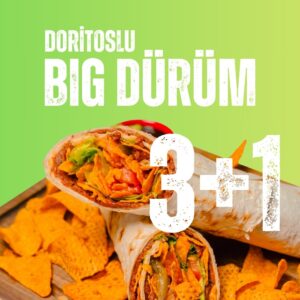 Hədiyyəli Doritoslu Big Dürüm 3+1 (165 qr.)